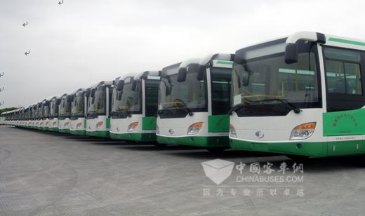 申龙公交车大批量进入广东市场