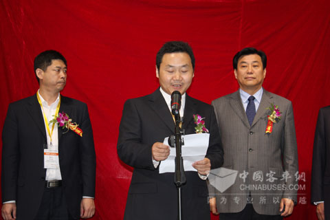 安凯客车副总经理汪先峰致辞