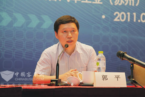 中国道路运输协会郭平主任讲解科技助力评先方案