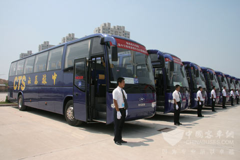 中旅青岛公司这些年始终坚持采购苏州金龙海格客车