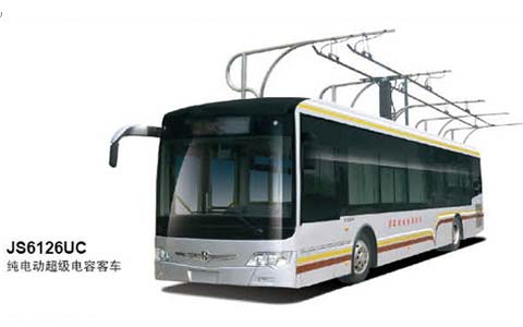 亚星JS6126UC纯电动超级电容客车