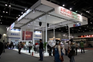玉柴展台及展品