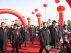 世界电动车协会主席、中国工程院院士陈清泉教授等出席下线仪式 世界电动车协会主席、中国工程院院士陈清泉教授等出席下线仪式