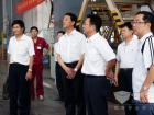 参观整洁有序的底盘厂 参观整洁有序的底盘厂