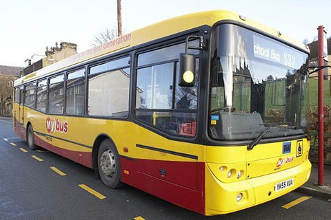 在欧洲发达国家，校车全是平头造型